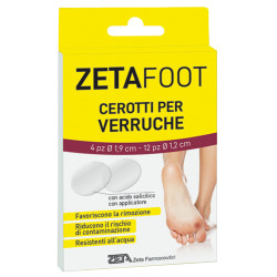 Zetafoot Cerotto Verruche Assortito 16 Pezzi