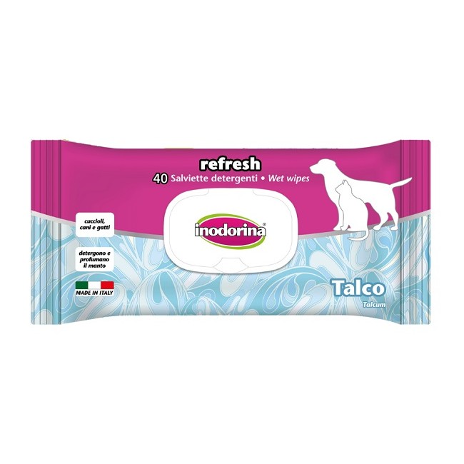 SALVIETTE TALCO INODORINA 40 PEZZI SALVIETTE TALCO INODORINA 40 PEZZI
