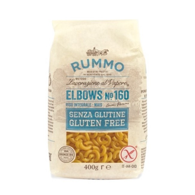 RUMMO ELBOWS N160 RISO INTEGRALE E MAIS 400 G RUMMO ELBOWS N160 RISO INTEGRALE E MAIS 400 G