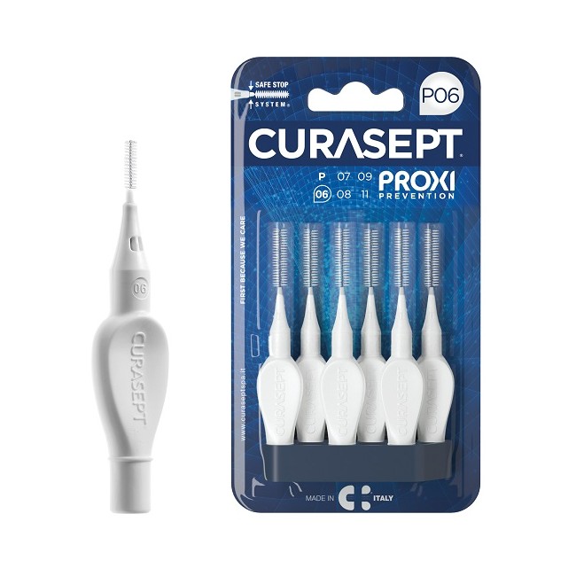 Curasept Proxi P06 Bianco-white 6 Pezzi Curasept Proxi P06 Bianco-white 6 Pezzi