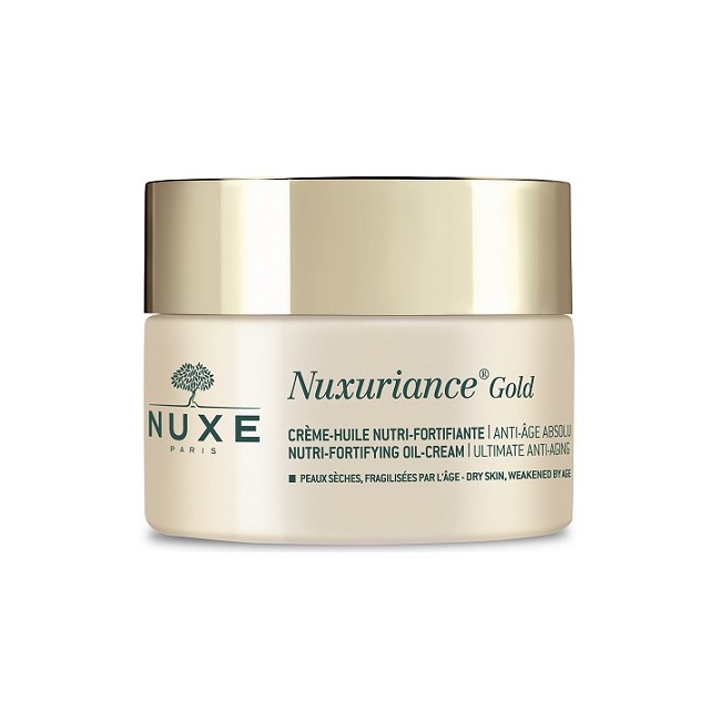 Vaso da 50 ml di Nuxe Nuxuriance Gold Crema Olio Vaso da 50 ml di Nuxe Nuxuriance Gold Crema Olio