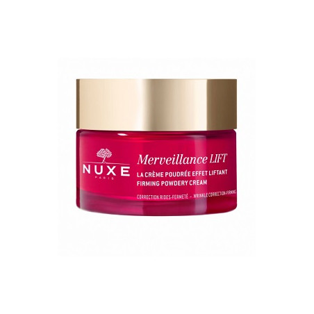 Barattolo da 50 Ml di Nuxe Merveillance Lift crema liftante antirughe giorno.