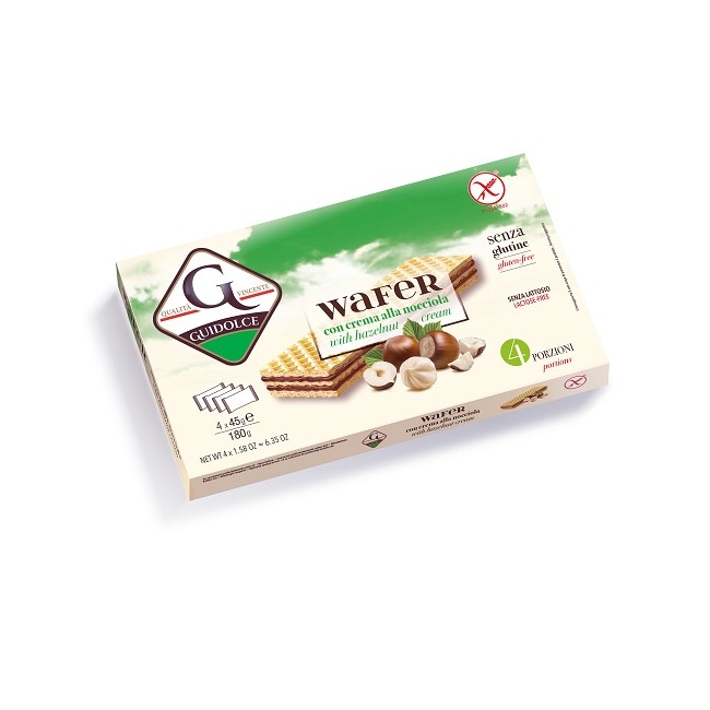 WAFER GUSTO NOCCIOLA 4X45 G WAFER GUSTO NOCCIOLA 4X45 G