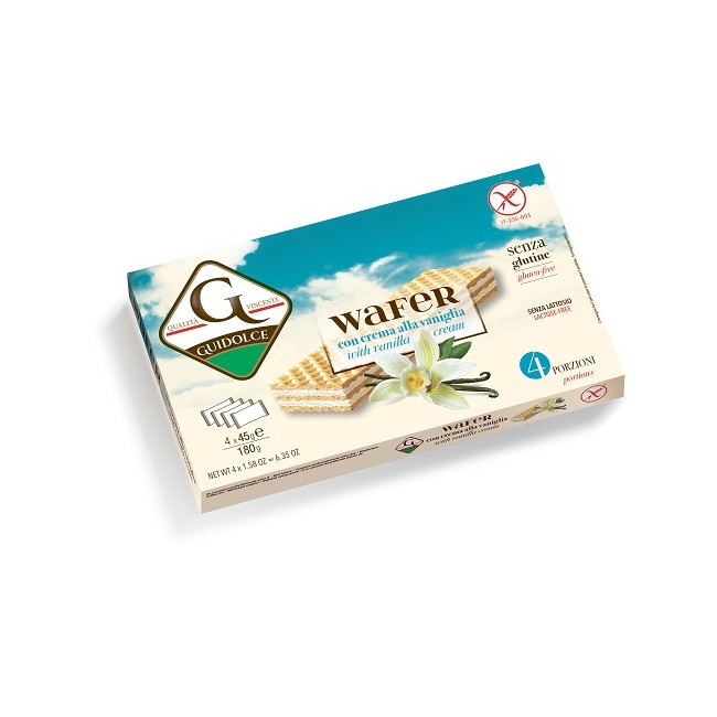 WAFER GUSTO VANIGLIA 4X45 G WAFER GUSTO VANIGLIA 4X45 G