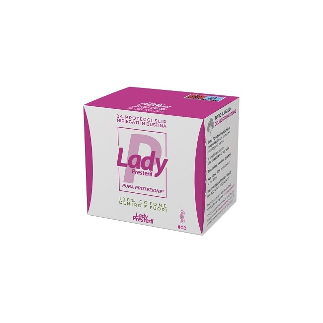 Lady Presteril Proteggi Slip Ripiegati Biodegradabili 24 Pezzi Lady Presteril Proteggi Slip Ripiegati Biodegradabili 24 Pezzi