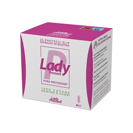 Lady Presteril Proteggi Slip Ripiegati Biodegradabili 24 Pezzi Lady Presteril Proteggi Slip Ripiegati Biodegradabili 24 Pezzi