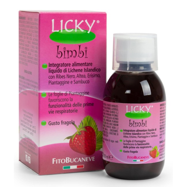 LICKY BIMBI SCIROPPO FRAGOLA 150 ML LICKY BIMBI SCIROPPO FRAGOLA 150 ML