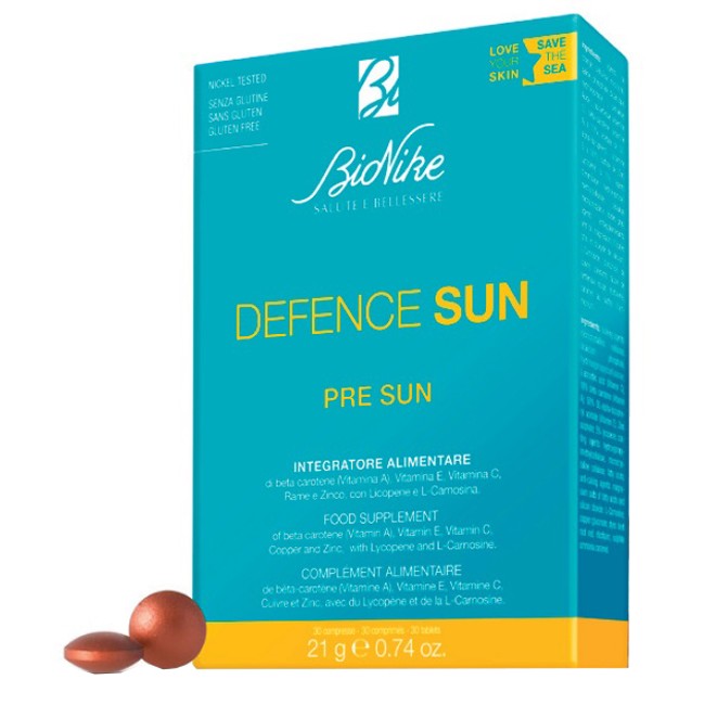 BIONIKE DEFENCE SUN PRE SUN 30 COMPRESSE BIONIKE DEFENCE SUN PRE SUN 30 COMPRESSE