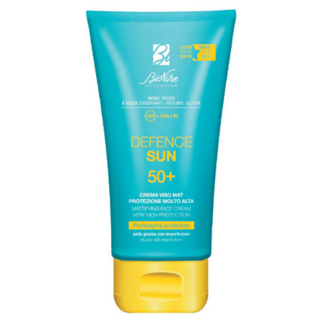 Bionike Defence Sun Crema Viso Mat SPF50+ Protezione Molto Alta 50 ml