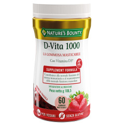 NATURE'S BOUNTY D VITA 1000 60 GOMMOSE MASTICABILI