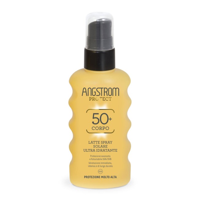 Flacone da 175 ml di Angstrom Latte Solare Spray Spf 50+ Flacone da 175 ml di Angstrom Latte Solare Spray Spf 50+
