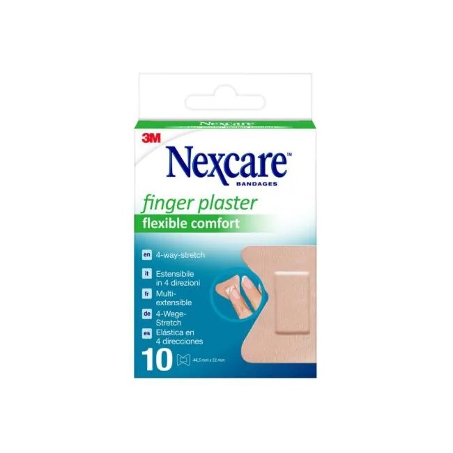 Cerotto Preparato Nexcare Finger Plasters Nfp001w 44,5x51 Mm Cerotto Preparato Nexcare Finger Plasters Nfp001w 44,5x51 Mm