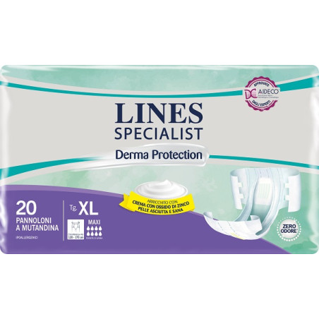 Pannolone A Mutandina Lines Specialist Derma Maxi Xl 20 Pezzi