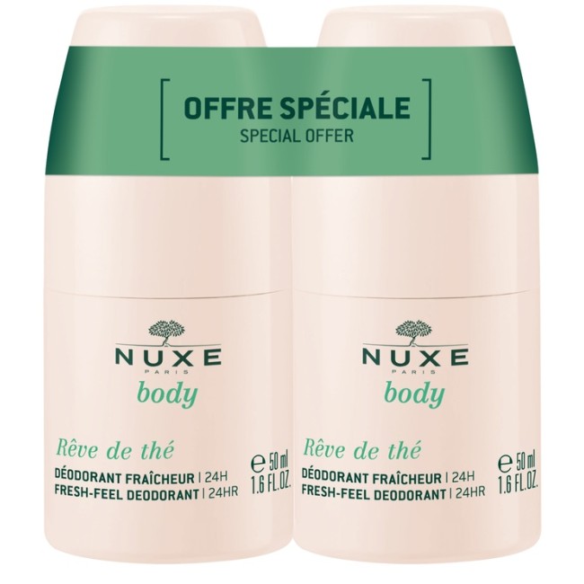 NUXE FRESH FEEL DEODORANT 24H DUO 2 X 50 ML NUXE FRESH FEEL DEODORANT 24H DUO 2 X 50 ML
