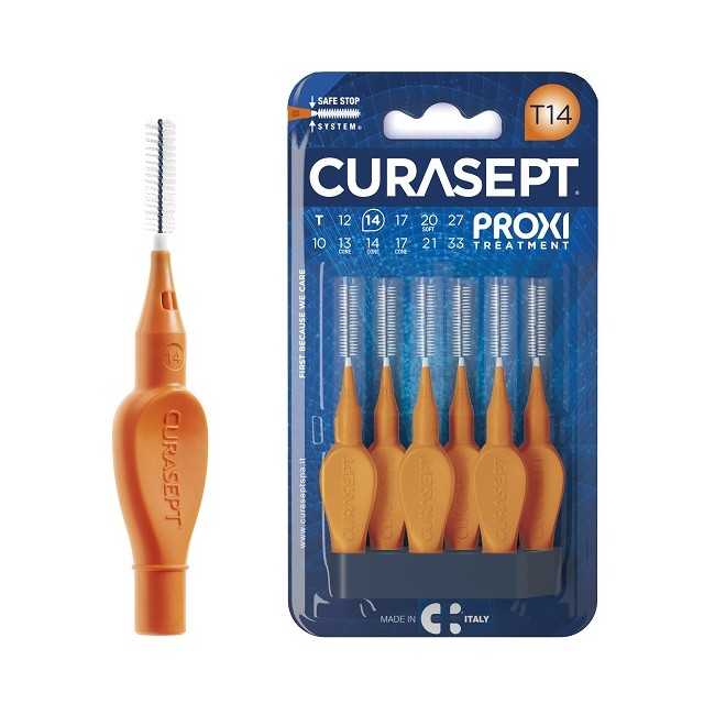 Curasept Proxi T14 Arancio-orange 6 Pezzi