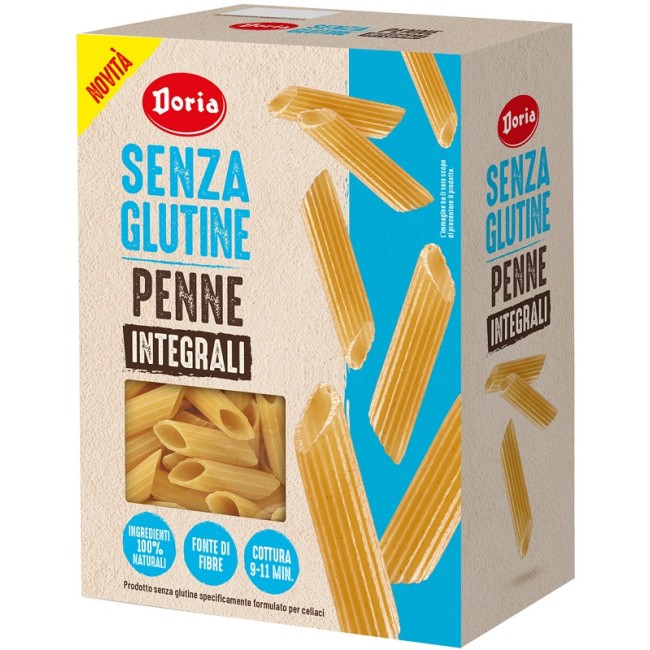 DORIA PENNE INTEGRALI 400 G DORIA PENNE INTEGRALI 400 G