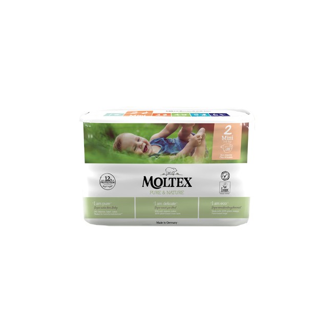 Pannolini Moltex Pure & Nature Mini 3-6 Kg Taglia 2 38 Pezzi Pannolini Moltex Pure & Nature Mini 3-6 Kg Taglia 2 38 Pezzi