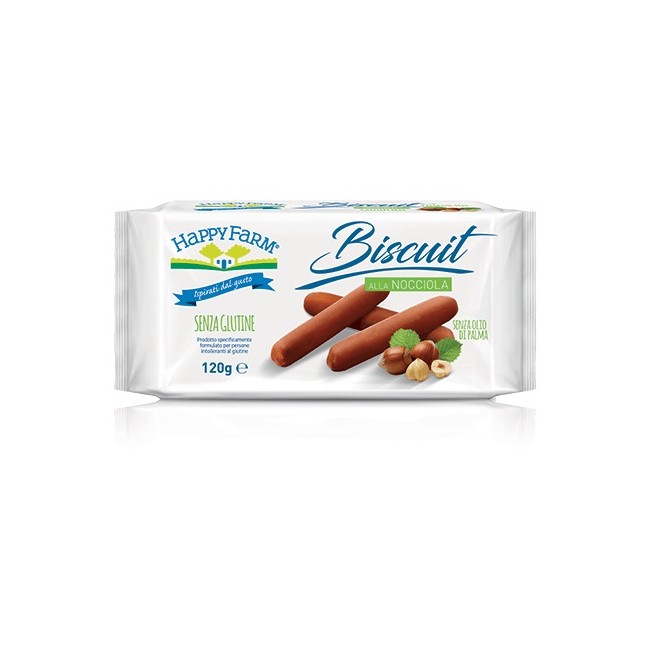 HAPPY FARM BISCUIT NOCCIOLA 120 G HAPPY FARM BISCUIT NOCCIOLA 120 G