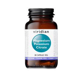 VIRIDIAN MAGNESIUM POTASSIUM CITRATE 30 CAPSULE VIRIDIAN MAGNESIO POTASSIO CITRATO