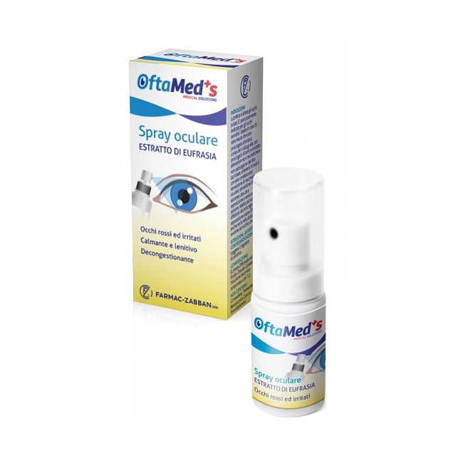 OFTAMED'S SPRAY OCULARE OCCHI ROSSI E IRRITATI ESTRATTO EUFRASIA 10 ML OFTAMED'S SPRAY OCULARE OCCHI ROSSI E IRRITATI ESTRATTO EUFRASIA 10 ML