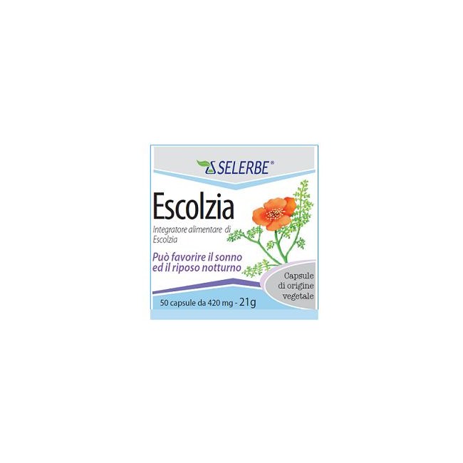 ESCOLZIA ESTRATTO SECCO TITOLATO 50 CAPSULE ESCOLZIA ESTRATTO SECCO TITOLATO 50 CAPSULE