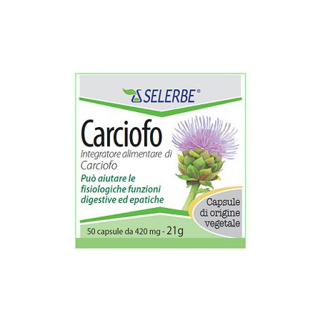 CARCIOFO ESTRATTO SECCO TITOLATO 50 CAPSULE CARCIOFO ESTRATTO SECCO TITOLATO 50 CAPSULE
