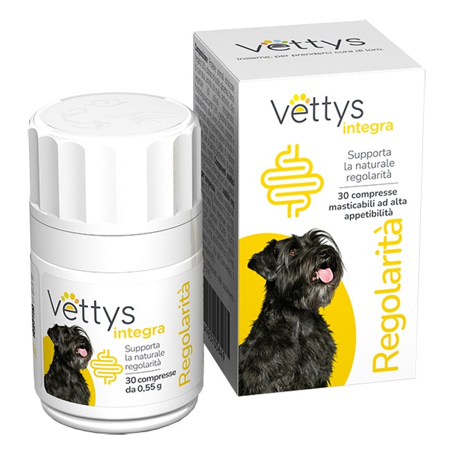 VETTYS INTEGRA REGOLARITA' CANE 30 COMPRESSE MASTICABILI VETTYS INTEGRA REGOLARITA' CANE 30 COMPRESSE MASTICABILI
