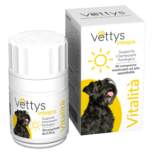 VETTYS INTEGRA VITALITA' CANE 30 COMPRESSE MASTICABILI VETTYS INTEGRA VITALITA' CANE 30 COMPRESSE MASTICABILI