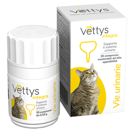 VETTYS INTEGRA VIE URINARIE GATTO 30 COMPRESSE MASTICABILI