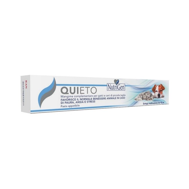 NUTRIGEN QUIETO PASTA CANI/GATTI 15 ML NUTRIGEN QUIETO PASTA CANI/GATTI 15 ML