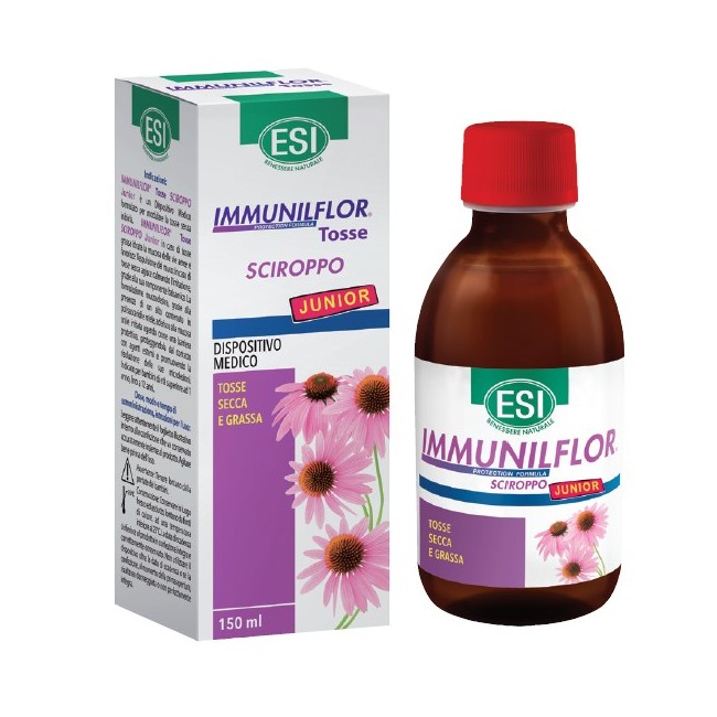 ESI IMMUNILFLOR SCIROPPO TOSSE JUNIOR 150 ML ESI IMMUNILFLOR SCIROPPO TOSSE JUNIOR 150 ML