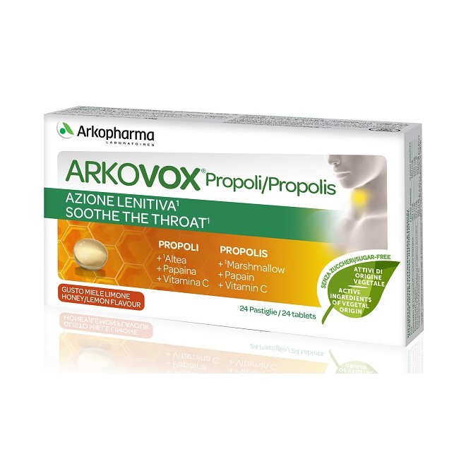 ARKOVOX PROPOLI MIELE/LIMONE 24 COMPRESSE ARKOVOX PROPOLI MIELE/LIMONE 24 COMPRESSE