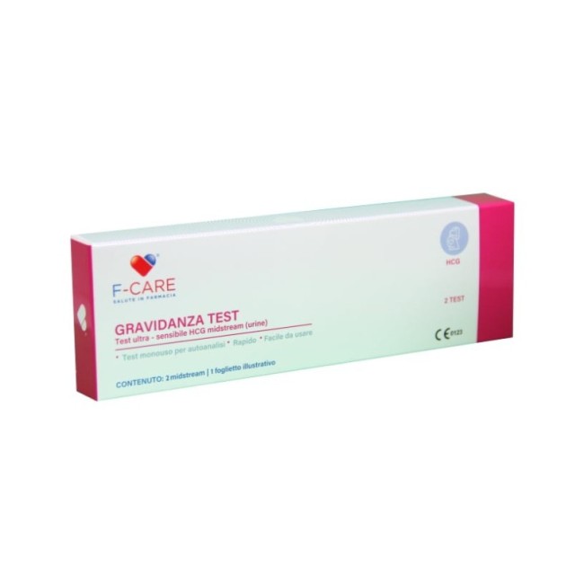 F-care Test Rapido Gravidanza Midstream Hcg 2 Pezz1