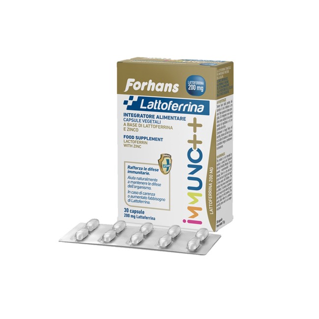 FORHANS LATTOFERRINA IMMUNO++ 200 MG LATTOFERRINA 30 CAPSULE FORHANS LATTOFERRINA IMMUNO++ 200 MG LATTOFERRINA 30 CAPSULE