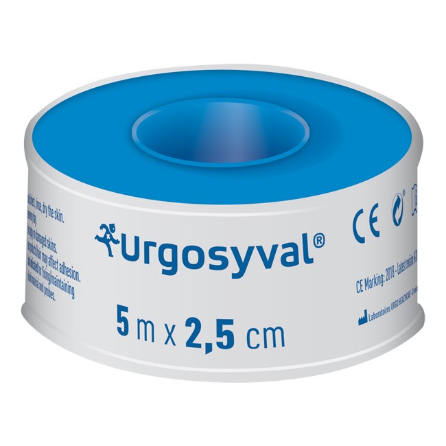 CEROTTO IN ROCCHETTO URGO URGOSYVAL 5 M X 2,5 CM CEROTTO IN ROCCHETTO URGO URGOSYVAL 5 M X 2,5 CM