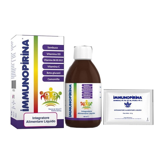 IMMUNOPIRINA 150 ML + BUSTINA DA 6,5 G IMMUNOPIRINA 150 ML + BUSTINA DA 6,5 G