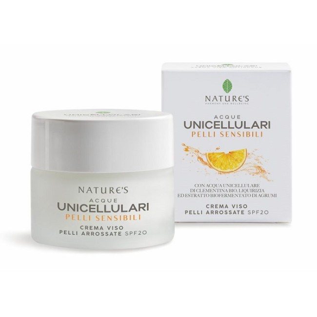 NATURE'S ACQUE UNICELLULARI CREMA VISO PELLI ARROSSATE SPF20 50 ML NATURE'S ACQUE UNICELLULARI CREMA VISO PELLI ARROSSATE SPF20 50 ML