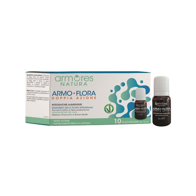 ARMORES ARMO FLORA DOPPIA AZIONE 10 FLACONCINI DA 10 ML ARMORES ARMO FLORA DOPPIA AZIONE 10 FLACONCINI DA 10 ML