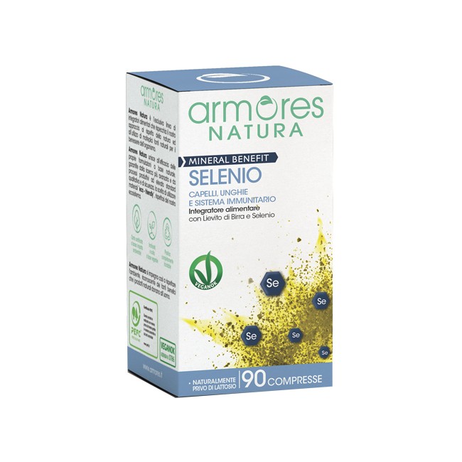 ARMORES MINERAL BENEFIT SELENIO 90 COMPRESSE ARMORES MINERAL BENEFIT SELENIO 90 COMPRESSE