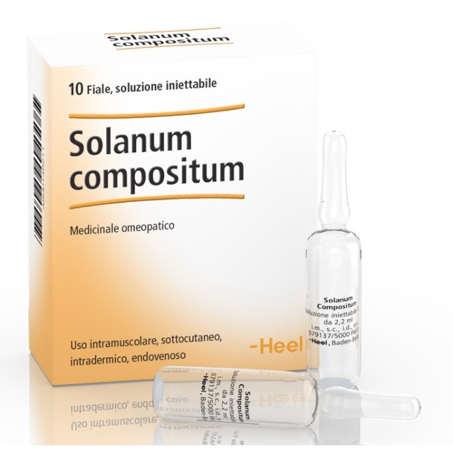 HEEL SOLANUM COMPOSITUM 10 FIALE DA 2,2 ML L'UNA HEEL SOLANUM COMPOSITUM 10 FIALE DA 2,2 ML L'UNA