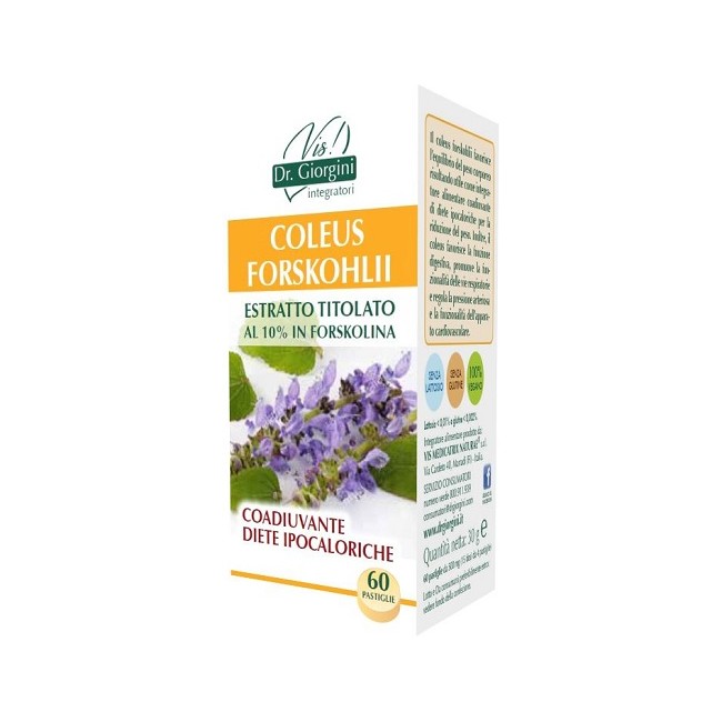 COLEUS FORSKOHLII ESTRATTO TITOLATO 60 PASTIGLIE COLEUS FORSKOHLII ESTRATTO TITOLATO 60 PASTIGLIE