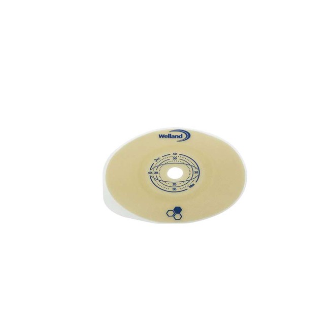 PLACCA PIANA RITAGLIABILE AURUM2 URO PER UROSTOMIA DIAMETRO 13-50 MM FLANGIA 55 MM 5 PEZZI PLACCA PIANA RITAGLIABILE AURUM2 URO PER UROSTOMIA DIAMETRO 13-50 MM FLANGIA 55 MM 5 PEZZI