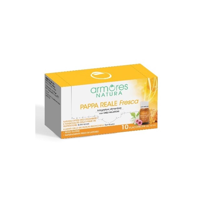 ARMORES PAPPA REALE FRESCA 10 FLACONCINI DA 10 ML ARMORES PAPPA REALE FRESCA 10 FLACONCINI DA 10 ML