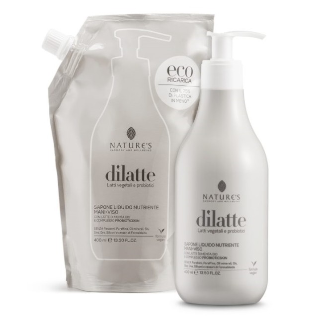 NATURES DILATTE SAPONE LIQUITO MANI/VISO 400 ML NATURES DILATTE SAPONE LIQUITO MANI/VISO 400 ML