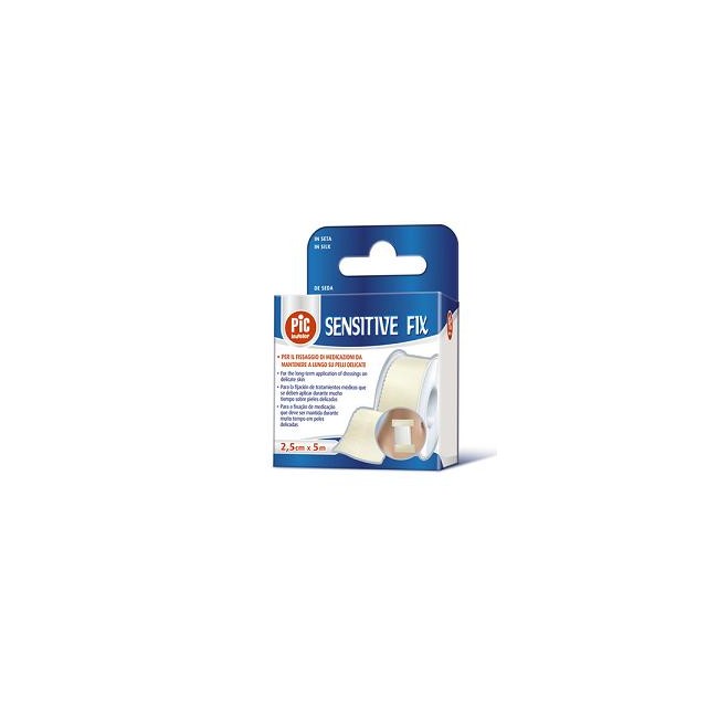 CEROTTO IN ROCCHETTO PIC SENSITIVE FIX SETA 5X914 CM 1 PEZZO CEROTTO IN ROCCHETTO PIC SENSITIVE FIX SETA 5X914 CM 1 PEZZO
