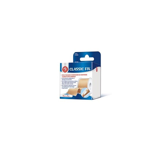 CEROTTO IN ROCCHETTO PIC CLASSIC FIX TELA 5X914 CM 1 PEZZO CEROTTO IN ROCCHETTO PIC CLASSIC FIX TELA 5X914 CM 1 PEZZO