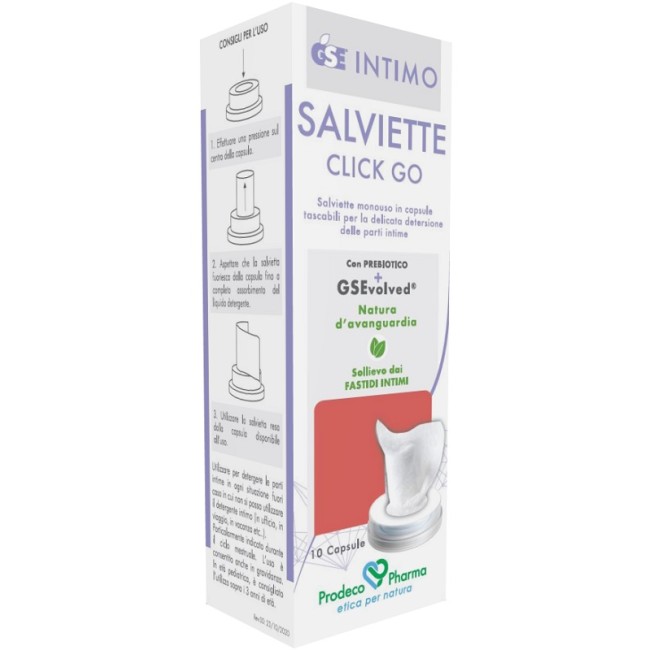 GSE INTIMO SALVIETTE CLICK GO 10 PEZZI GSE INTIMO SALVIETTE CLICK GO 10 PEZZI