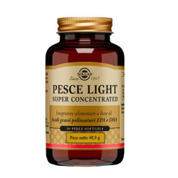 Barattolo da 30 perle di Solgar Pesce Light, integratore per il cuore e la circolazione.