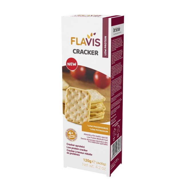 Flavis Cracker Aproteici 4 Porzioni Da 30 G Flavis Cracker Aproteici 4 Porzioni Da 30 G