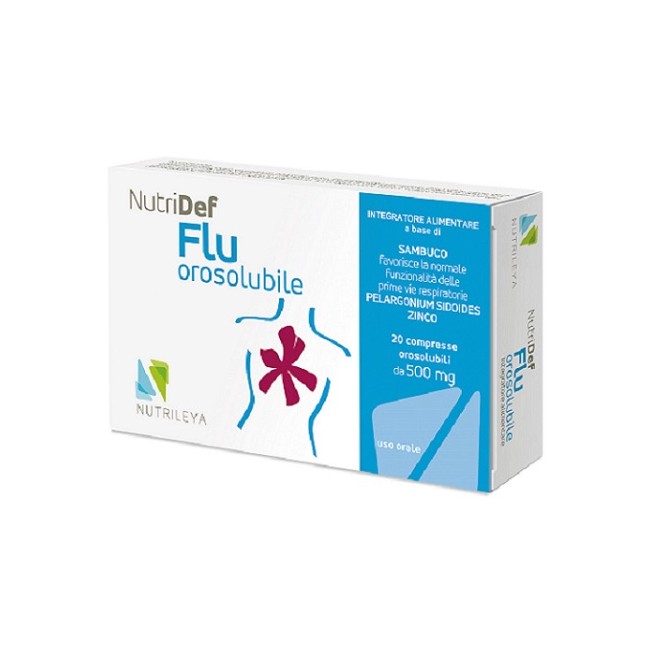 NUTRIDEF FLU OROSOLUBILE 20 COMPRESSE NUTRIDEF FLU OROSOLUBILE 20 COMPRESSE